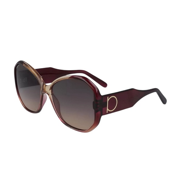 Salvatore Ferragamo Accessories - Authentic NEW Salvatore Ferragamo Women's Wine Caramel Butterfly Sunglasses